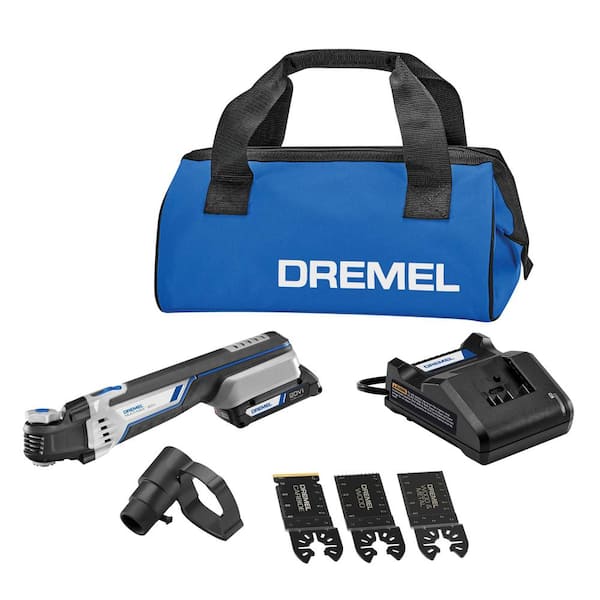 Dremel Multi-Max 20V Cordless Oscillating Multi-Tool Kit with 7-Piece Universal Multi-Tool Blade Kit No Adapter Needed