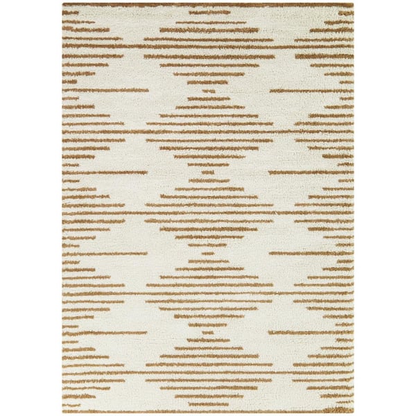 BALTA Dorian Brown 5 ft. x 7 ft. Stripe Area Rug