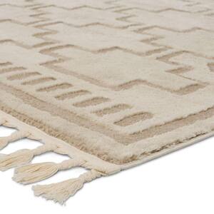 Dawson Brown 6'3"X9'6" Trellis Area Rug