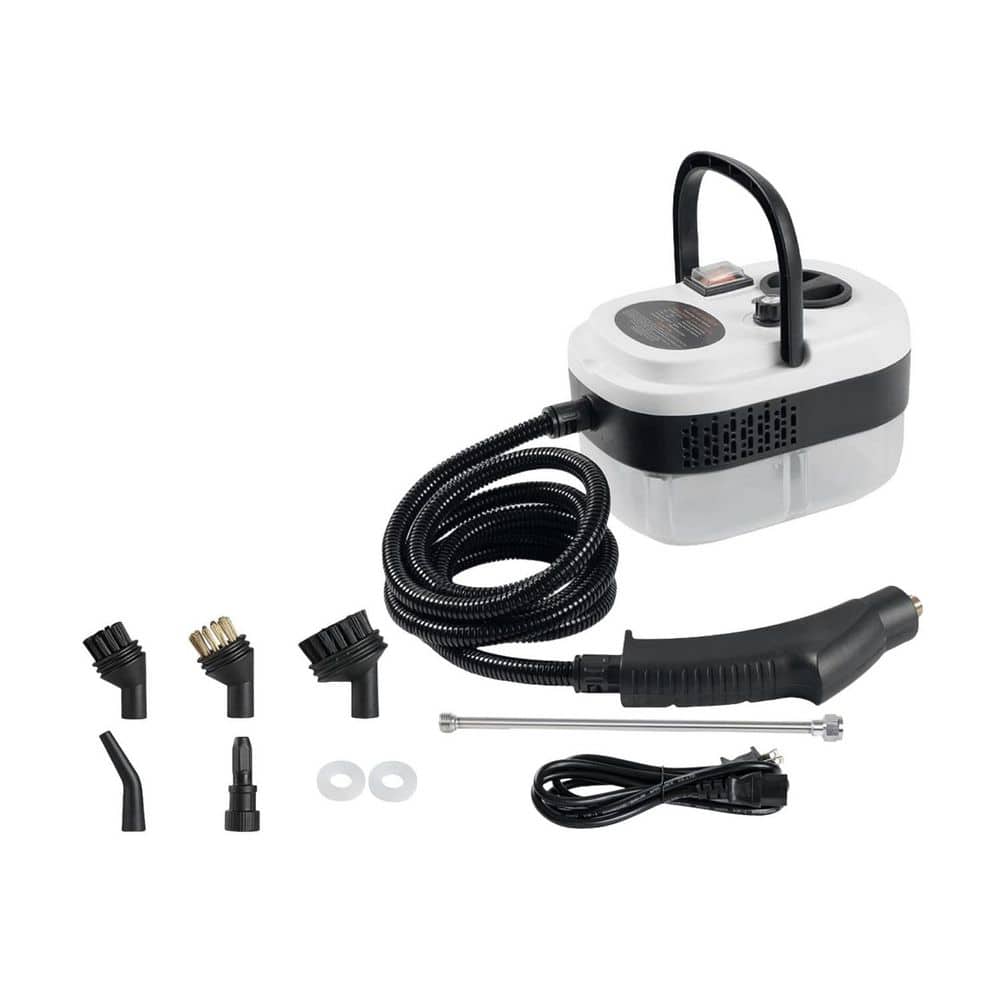 2500W High-Pressure Corded Steam Cleaner w 1. 2L Water Tank, Fast Heat-up for Car, Kitchen, Bathroom, Grout, White price history on PriceWatchPro