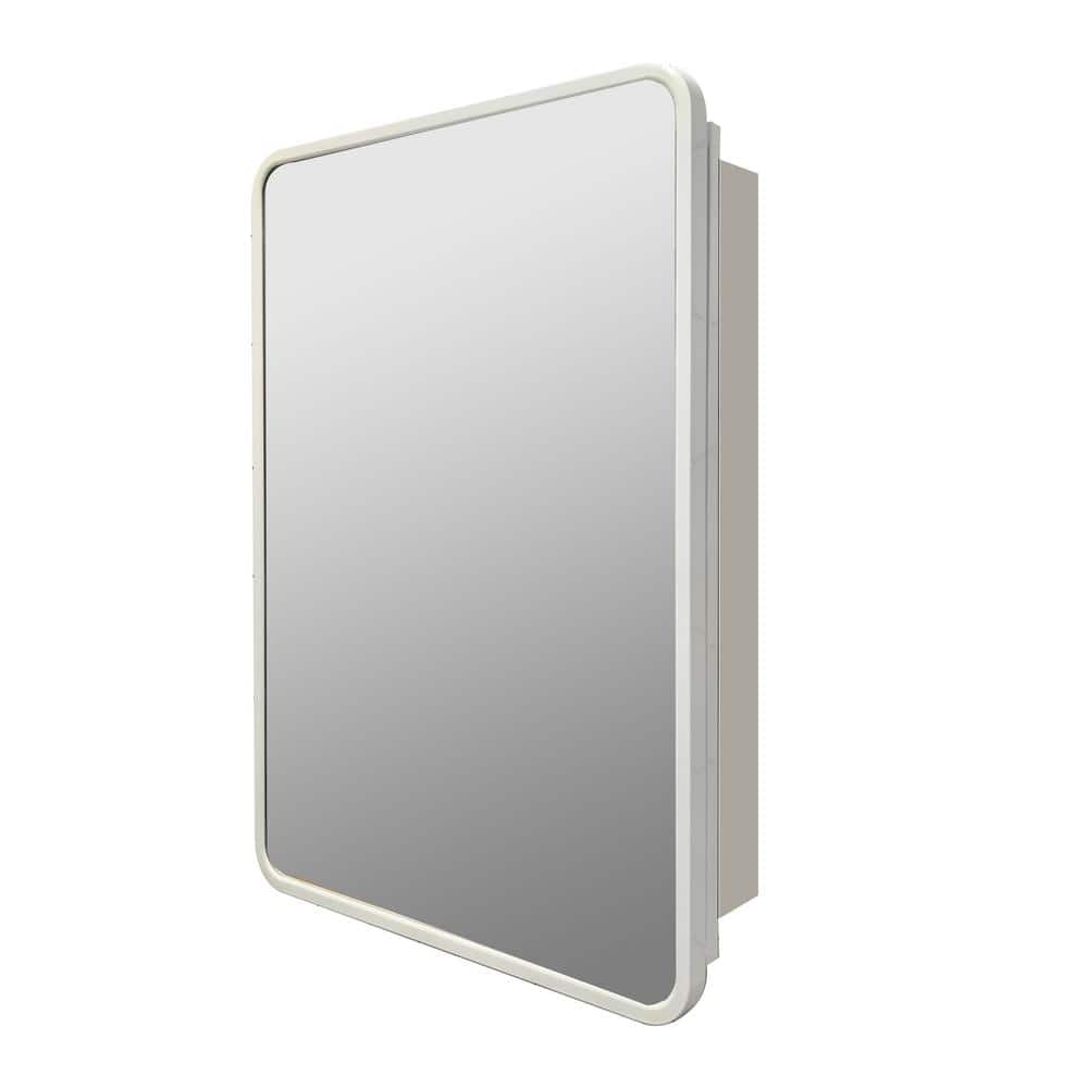 24 in. W x 32 in. H Rectangular White Surface or Recessed Mount Bathroom Me
