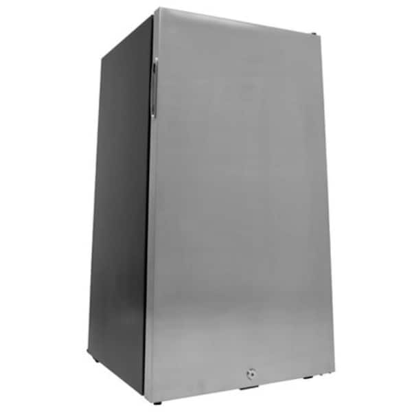 EdgeStar 17.5-in W 80-Can Capacity Stainless Steel Freestanding Beverage  Refrigerator with Glass Door in the Beverage Refrigerators department at