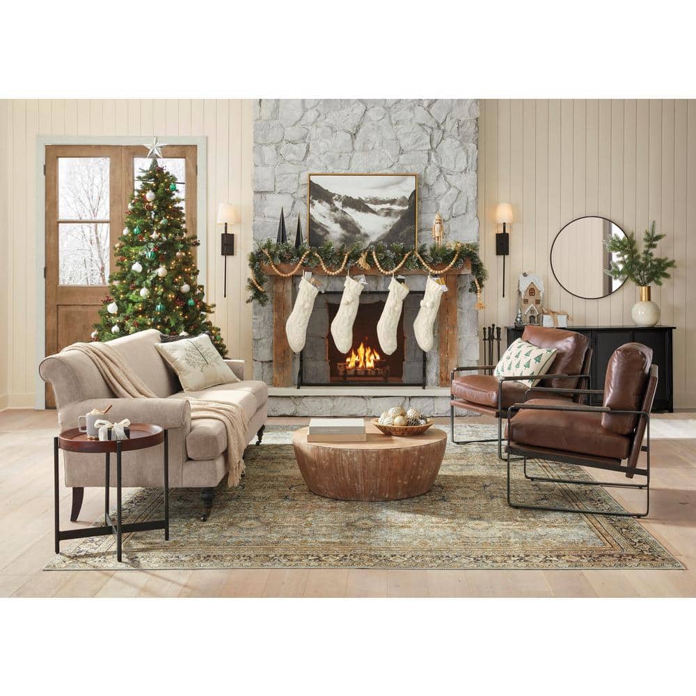 Natural Brown 63" Wood Beaded Garland