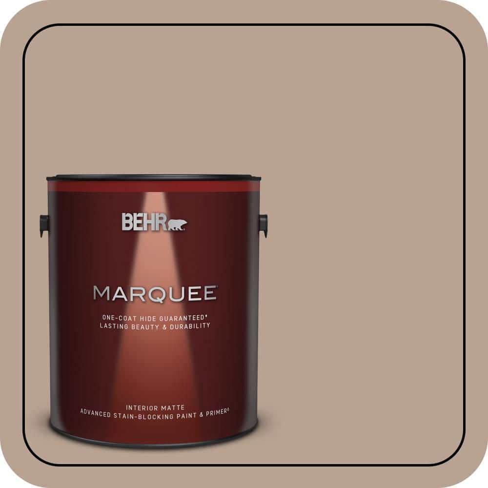 BEHR MARQUEE 1 gal. #N190-4 Rugged Tan One-Coat Hide Matte