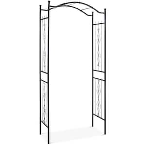 92 in. x 17.75 in. Steel Arched Arbor