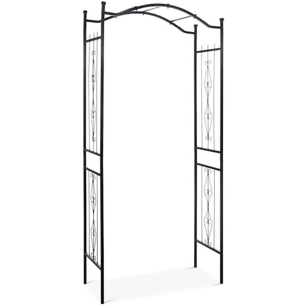 Best Choice Products 92 in. x 17.75 in. Steel Arched Arbor