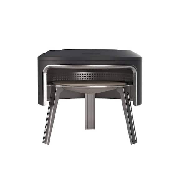 Pi Fire Wood Burning Pizza Oven Attachment with Cordierite Pizza Stone for use with Bonfire Fire Pit - Incl. Carry Case