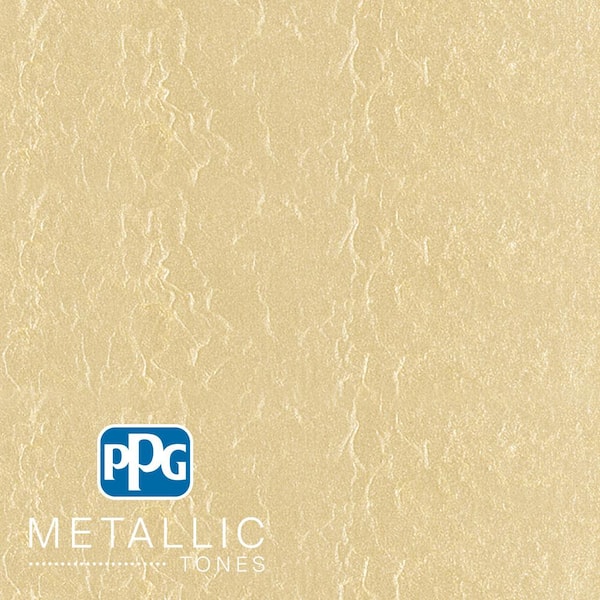 PPG METALLIC TONES 1 gal. #MTL132 Frosted Ivory Metallic Interior Specialty Finish Paint