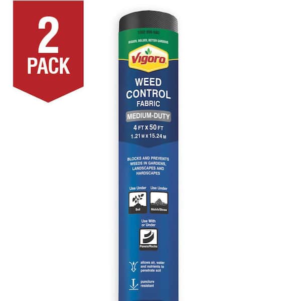 4 ft. x 50 ft. Medium Duty Point Bond Landscape Fabric (2-Pack)