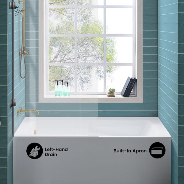 Swiss Madison Voltaire 60 in. x 30 in. Acrylic, Alcove, Integral