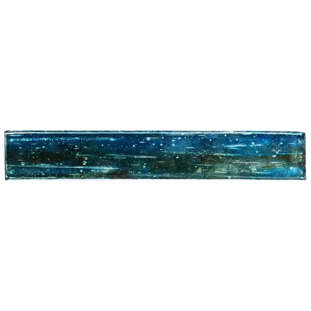 Fargin Brick Tropical Lagoon 1.96 in. x 0.24 in. Polished Glass Subway Wall Tile Sample price history on PriceWatchPro