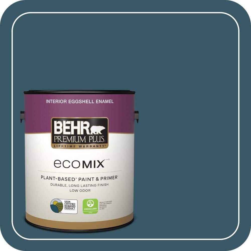 1 gal. #S460-7 Deep Breath Eggshell Enamel EcoMix Plant-Based Interior Paint & Primer price history on PriceWatchPro