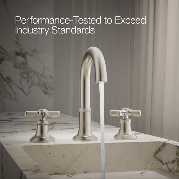 KOHLER Paces 8 in. Widespread Double Handle Bathroom Faucet with