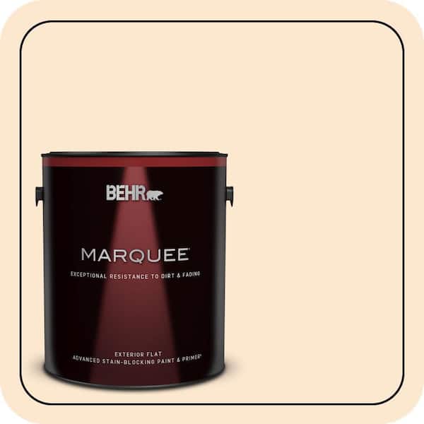 BEHR MARQUEE 1 gal. #290C-1 Serengeti Sand Flat Exterior Paint & Primer