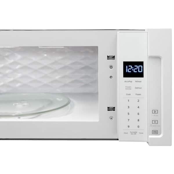 Whirlpool - 1.1 Cu. ft. Low Profile Over-the-range Microwave Hood Combination - Stainless Steel