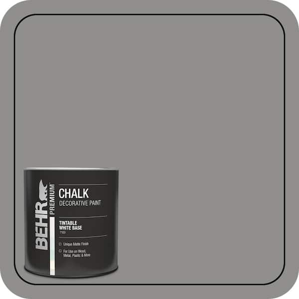 1 qt. #PPU24-20 Letter Gray Interior Chalk Decorative Paint