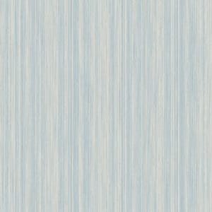 Blue & Silver Soft Cascade Wallpaper, 21-in by 33-ft