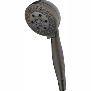 5-Spray 3 in. Single Wall Mount Handheld H2Okinetic Shower Head in Venetian Bronze