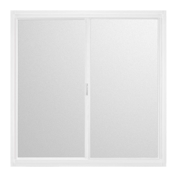 JELD-WEN 35.5 in. x 11.5 in. A-200 Left-Hand Horizontal Sliding Aluminum Window - White