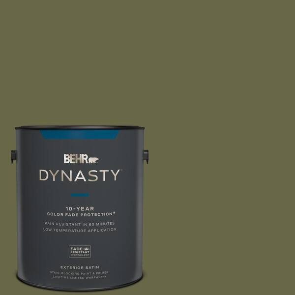 BEHR DYNASTY 1 gal. PPU924 Amazon Jungle Satin Exterior Stain