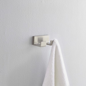 Vero Double Towel Hook in Brilliance Stainless