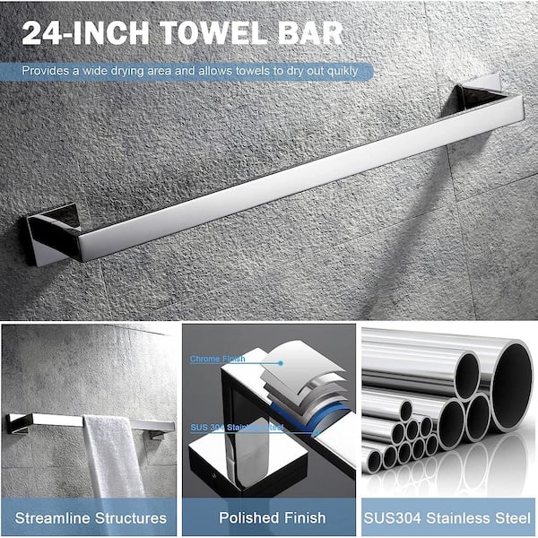 Wide towel online bar