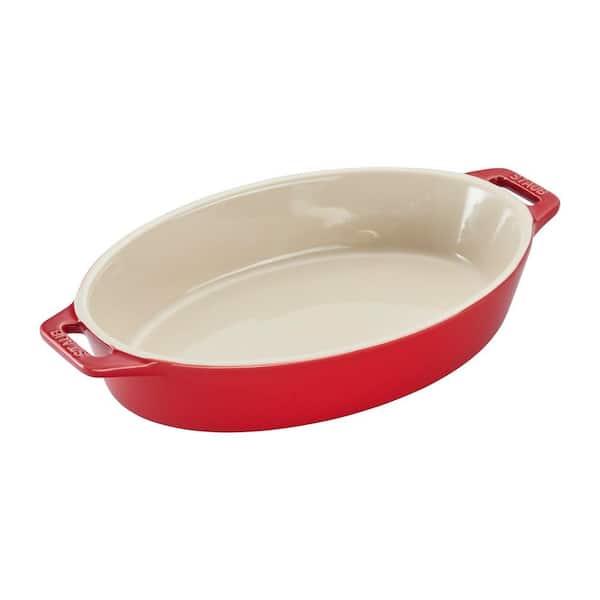 staub 4-Piece Ceramic Casserole Dish Set in Cherry 40508-646 - The