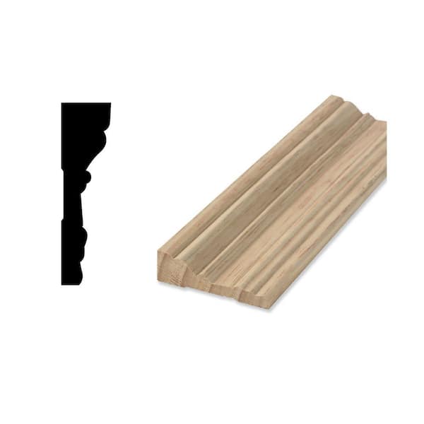Woodgrain Millwork WM 1646 - 7/8 in. x 3-1/4 in.Solid Pine Door and Window Casing