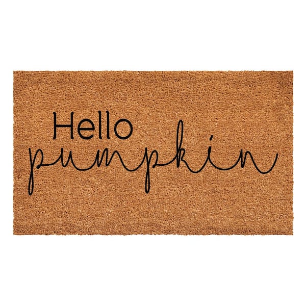 Calloway Mills Hello Pumpkin 30 in. x 48 in. Door Mat