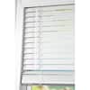 White Cordless Faux Wood Blinds with 2 in. Slats 36 in. W x 36 in. L