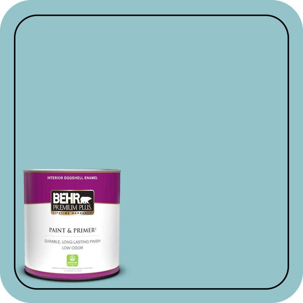 1 qt. #MQ6-32 Cosmic Blue Eggshell Enamel Low Odor Interior Paint & Primer price history on PriceWatchPro