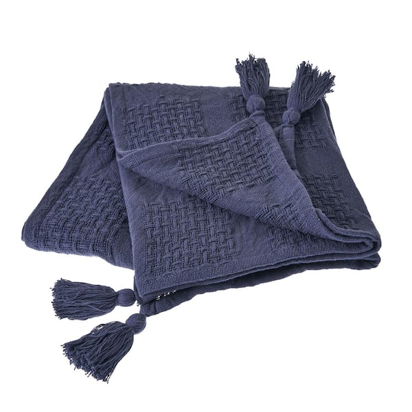 Indigo throw online