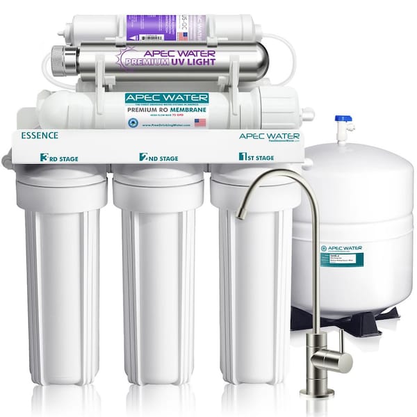 8 Stage Home Residential Alkaline Mineral Infrared Reverse Osmosis System 50 GPD 