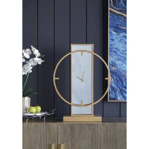 Gold Modern Chic Table Clock