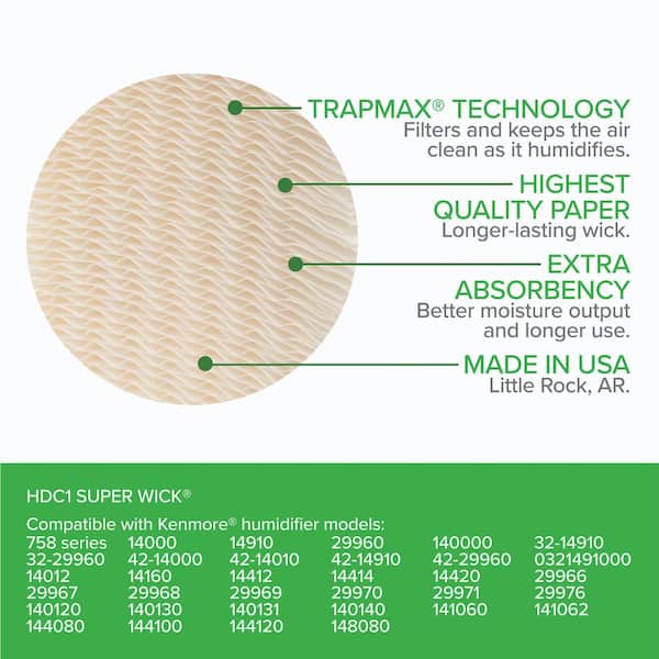 Humidifier Replacement Wick Compatible with Kenmore Evaporative Humidifiers