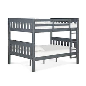 Waller Gray Full Over Full Bunk Bed with USB Port