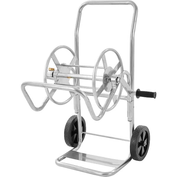FUFU&GAGA Hose Reel Cart, Hold Up to 200 ft. of 5/8 in. Hose (Hose Not Included) Garden Water Hose Carts for Garden, Yard, Lawn
