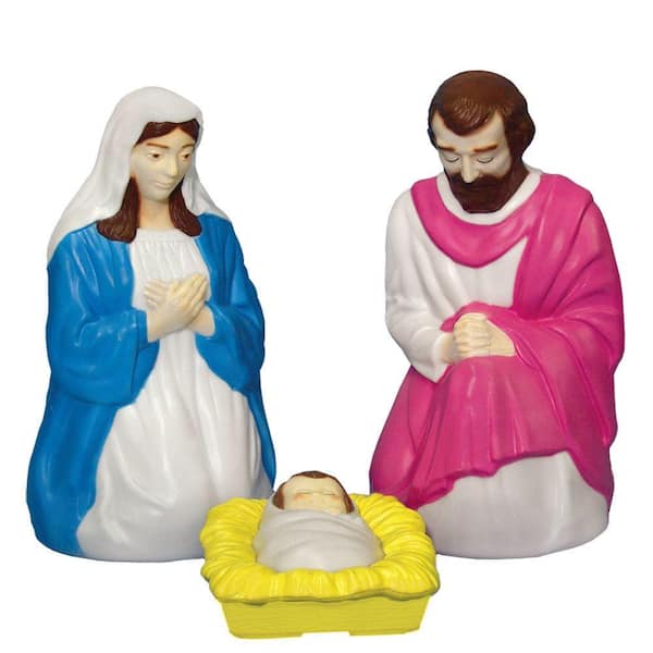 General Foam 28 in. Nativity Statue Set