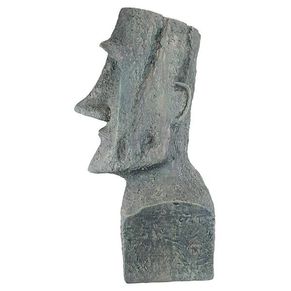 STONE GARDEN SMALL MOAI HEAD ORNAMENT STATUE – Ferney Heyes Garden Products