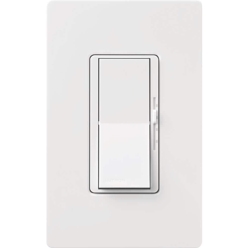 White In-Wall Rocker Fan Control Switch