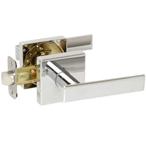 Kira Polished Chrome Contemporary Bed/Bath Privacy Door Lock Handle