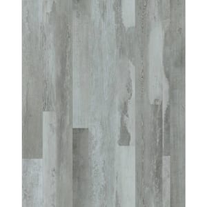 Arctic Distressed Wood 7 in. x 48 in. Peel and Stick Wall and Floor Luxury Vinyl Planks (23.33 sq. ft. per case)
