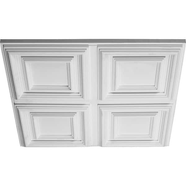 Ekena Millwork 23-3/4 in. Quatro Square Ceiling Medallion CM24QA