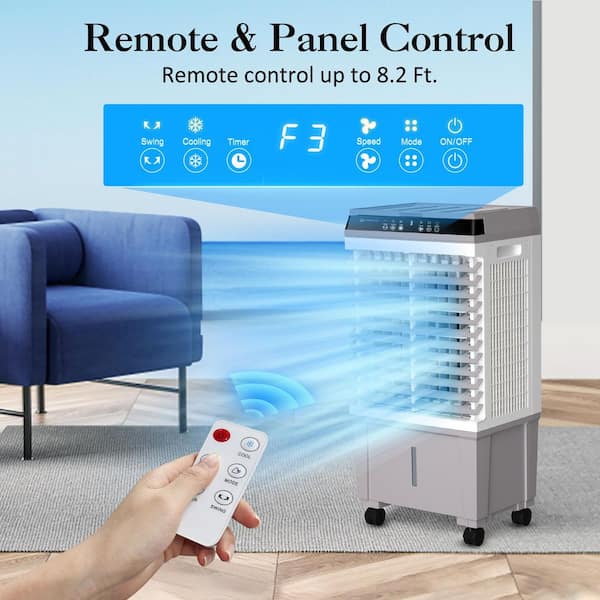 Lifeplus 1800 СFM 3 Speed Portable Evaporative Air Cooler Fan