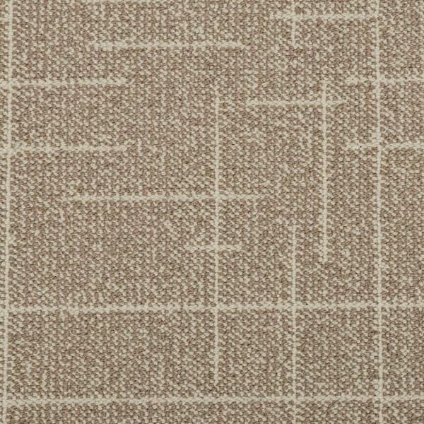 Neverland Nest-Flannel-Gray 45 oz. Triexta Blend Pattern Loop Carpet - Installation Required