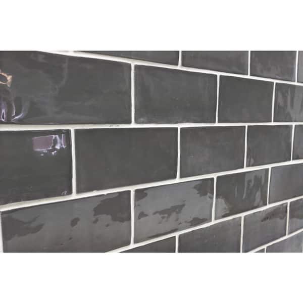 Ivy Hill Tile Catalina Driftwood 3 in. x 6 in. x 8 mm Polished Ceramic Subway Wall Tile (44-pieces/ 5.38 sq. ft. /case) Ivy Hill Tile Catalina Driftwood 3 in. x 6 in. x 8 mm Polished Ceramic Subway Wall Tile (44-pieces/ 5.38 sq. ft. /case)