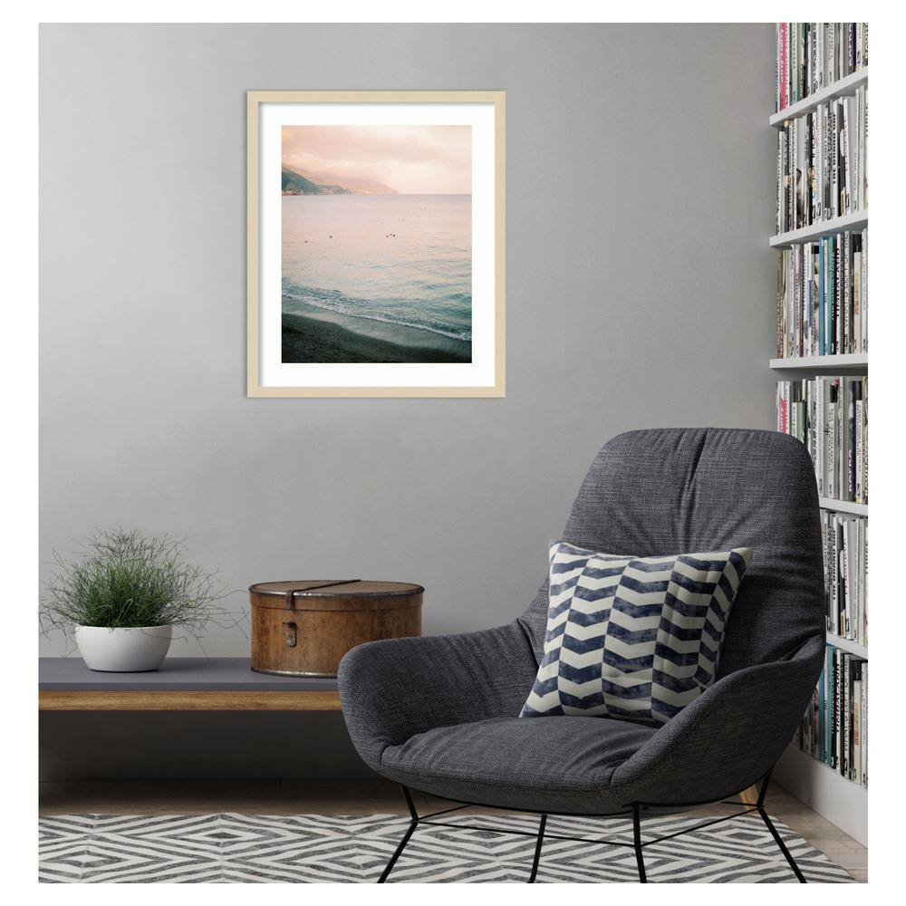 Italian Coast Svelte Natural Framed Coastal Photography Print