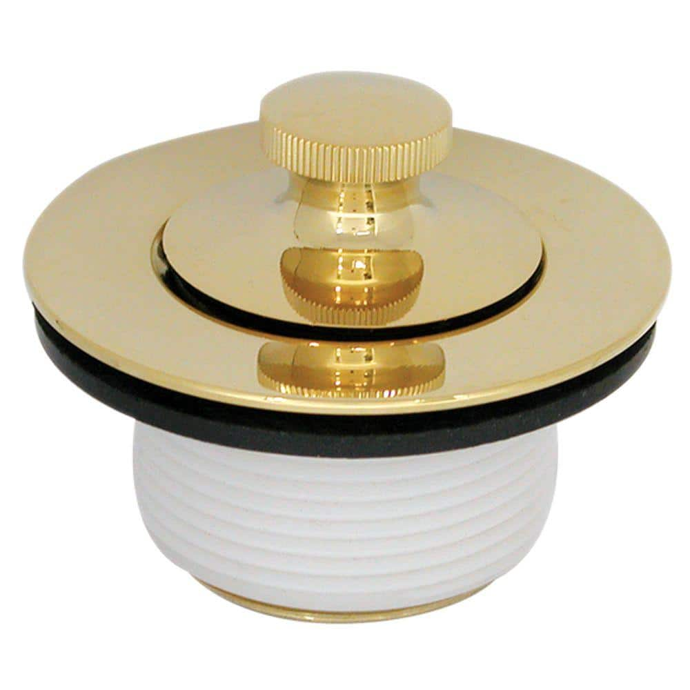 DANCO Polished Brass Twist 'N Close PVD Trim Kit in Polished Brass