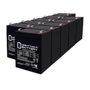 12-Volt 2.9 AH F1 SLA Replacement Battery Compatible With Alesis Trans Active Wireless LT 10-Pack