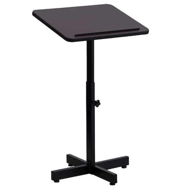 Carnegy Avenue 20 in. Rectangular Mahogany Standing Desks with Adjustable Height